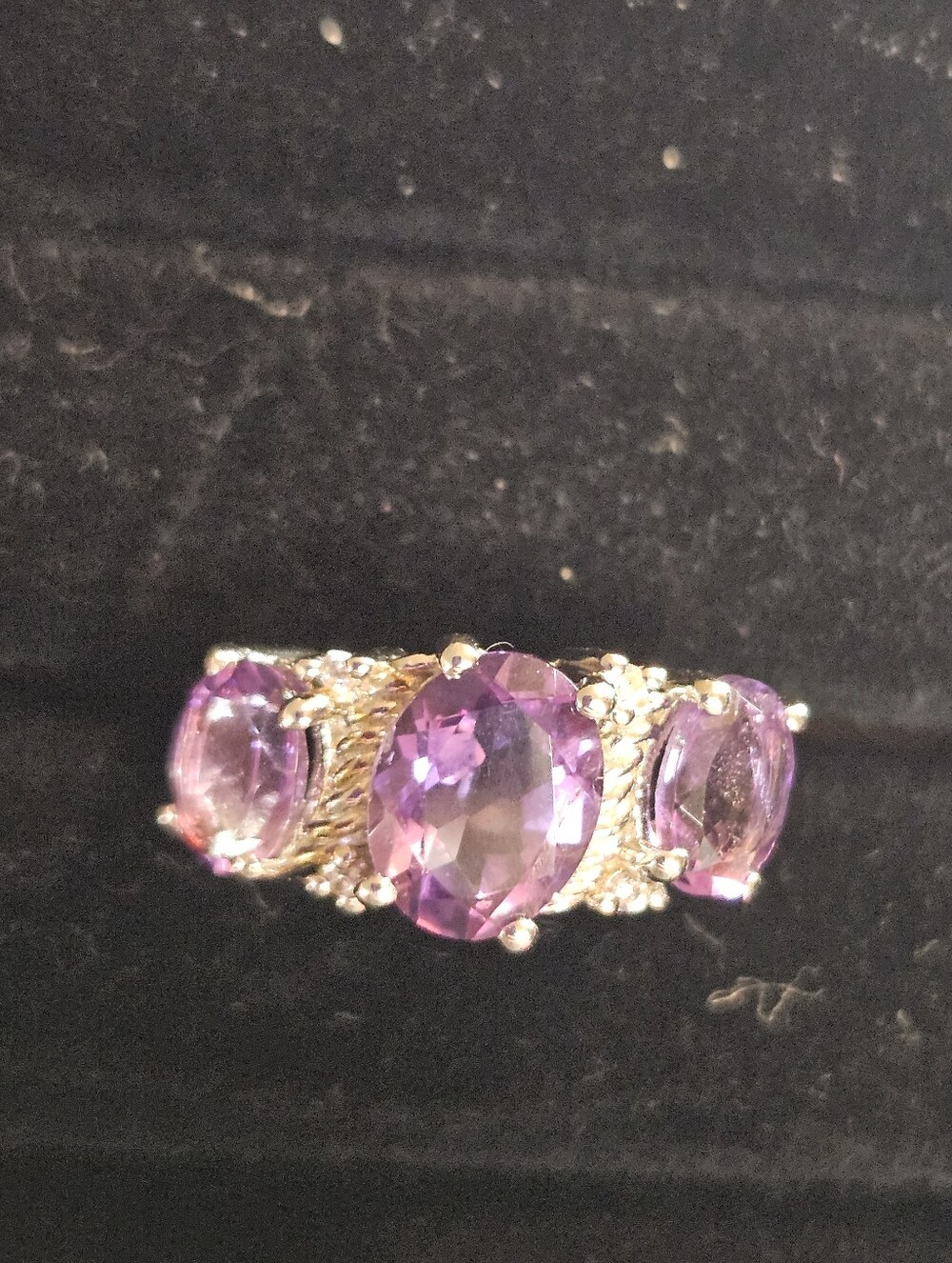 Purple Amethyst Ring Size 7 - Picture 6 of 6